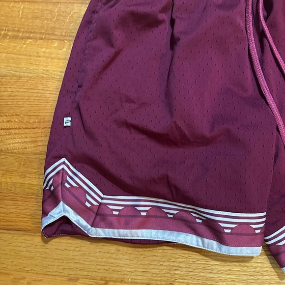 NIKE MENS DRI FIT GIANNIS MESH 6" BASKETBALL SHORTS DARK BEETROOT SIZE M (a3 - Picture 8 of 15